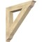 Ekena Millwork Traditional Traditional Rough Sawn Bracket, Douglas Fir, 6"W x 40"D x 40"H BKT06X40X40TRA01RDF - alternate 1